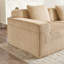 Canapé modulaire à 2 places sans siège avec assise profonde, canapé modulaire Cloud avec coussins décoratifs et tissu en velours côtelé pour un confort et une détente ultimes-434533355
