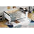 Twin Size Wood Daybed With Storage Shelves, Upholstered Backrest,USB And Trundle, White-1701180082