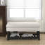 Banc de rangement en bois massif Radwa-1828185656