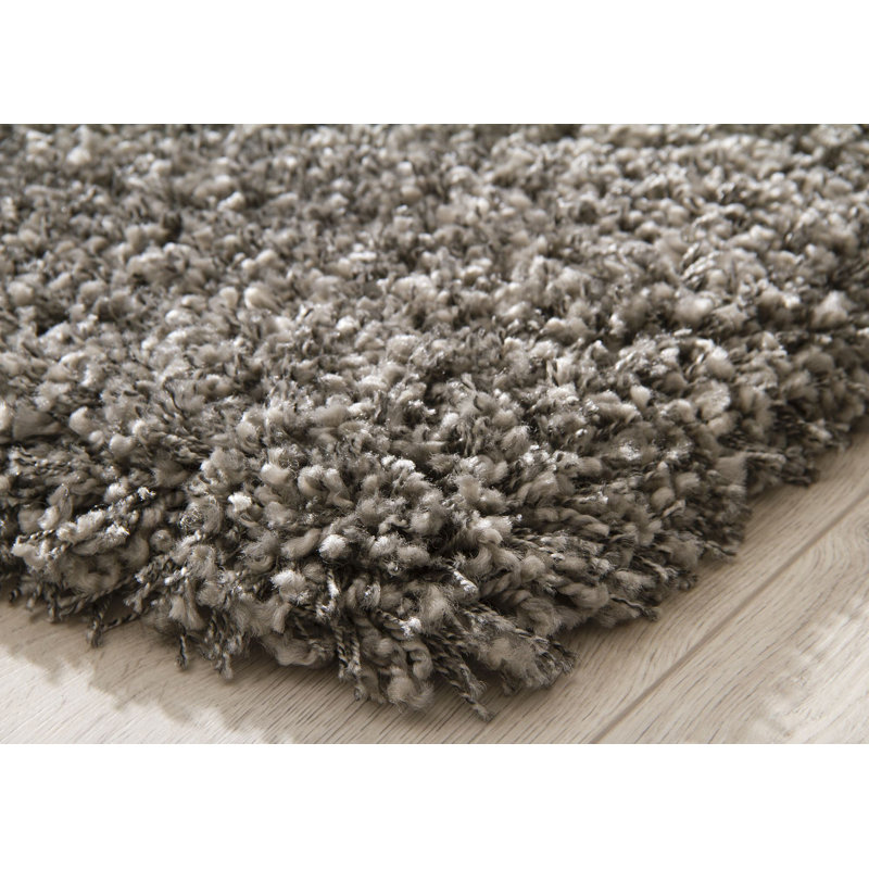 Kenyon Solid Colour Shag Area Rug, Rectangle 65 x 130cm
