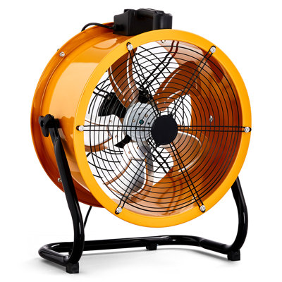 Ventilateur cylindrique industriel 16 vitesses à 4 vitesses en jaune