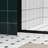 76" High Double Sliding Shower Door With Handle For Towel Hanging, Black Aluminum Frame, Easy Setup Instructions