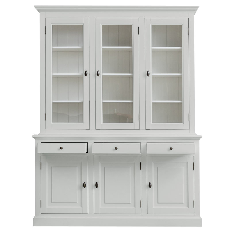 Berardina Display Cabinet, Light Grey