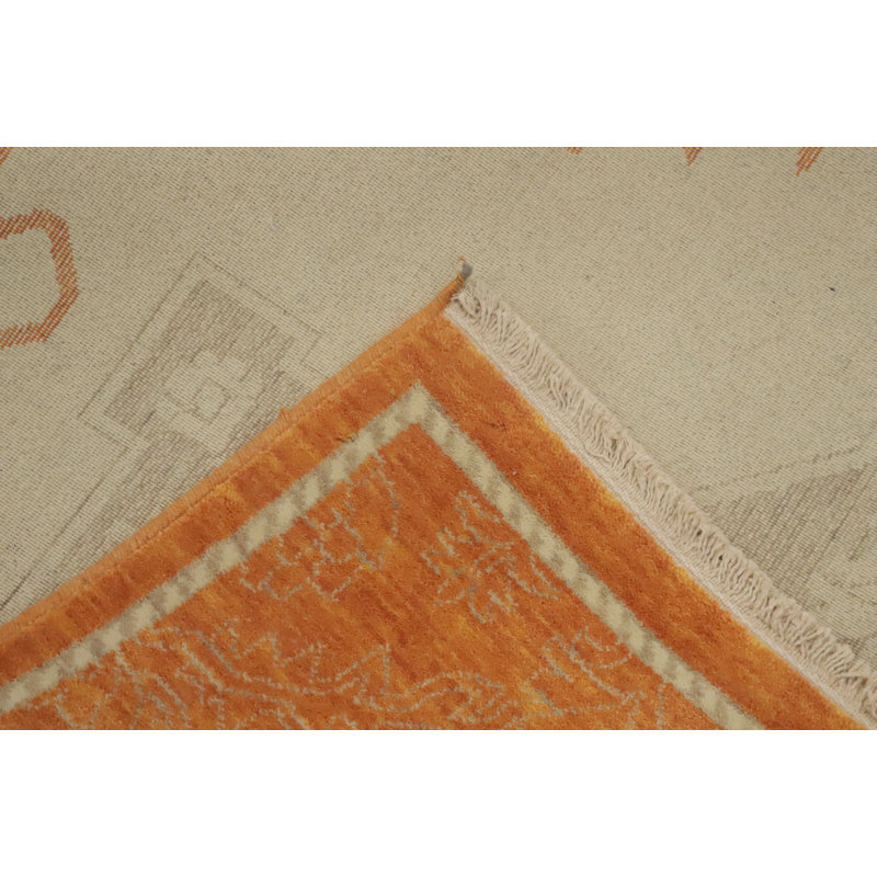 Tapis ivoire Oushak 6 x 9