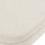 Banc de rangement repose-pieds ovale