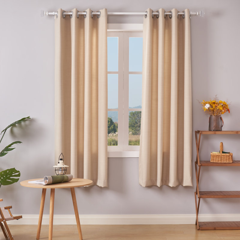 House of Hampton® Afelix Adjustable Single Curtain Rod