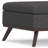 Owen 36"W Upholstered Fabric Mid-Century Modern Square Lift-Top Ottoman with Tufted Detail-91287340