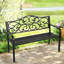 Banc d'extérieur en métal Marlowes-1745240993