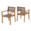 Chaise de salle à manger d'extérieur Bennett-112309282