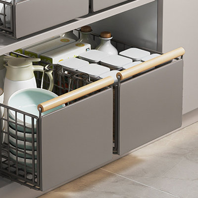 Pull Out Cabinet Organizer Sliding Storage for Kitchen Pantry