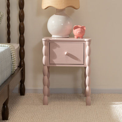 Jenny Lind 1-Drawer Spindle Nightstand