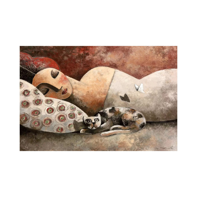 The Invader by Didier Lourenco - Wrapped Canvas Painting, 101.6 cm H x 66.04 cm W x 3.175 cm D