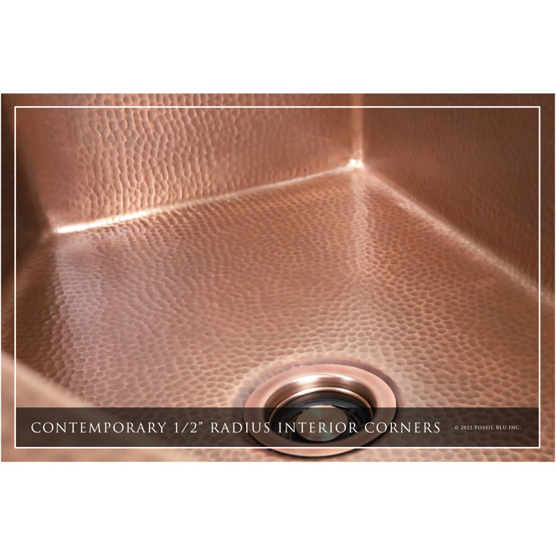 Luxury 33-Inch Heavy 12-Gauge Farmhouse Sink, Includes Accessories, Curved Front