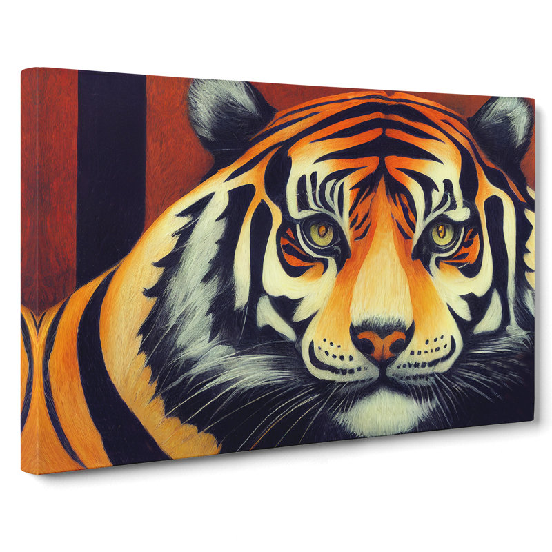 Exquisite Tiger - Wrapped Canvas, 35cm H x 50cm W x 3cm D