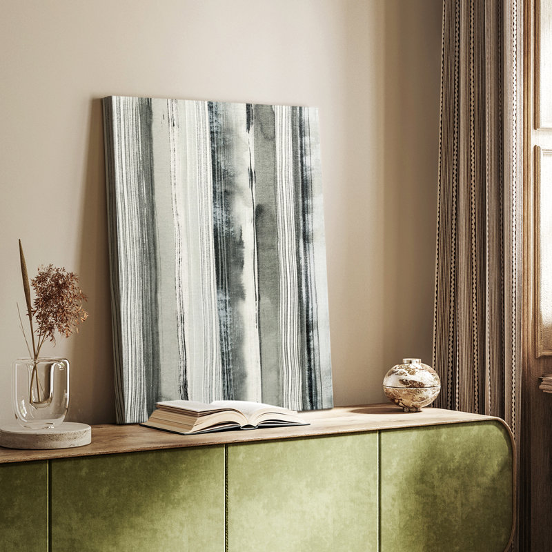 Differing Parallels I -Custom Wrapped Gallery Cavas, 18" H x 12" W