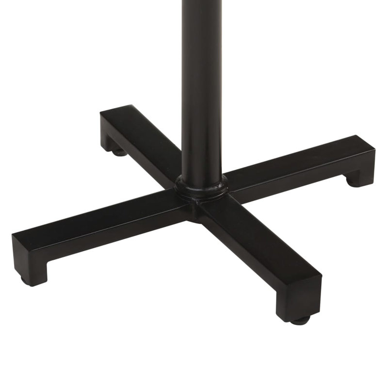 Bistro Table Square Solid Acacia Wood, 29.53" H x 19.69" W x 19.69" D, Gray