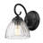 Khyra 1-Light Wall Sconce with Clear Glass-1417595316
