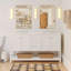 Ensemble de meuble-lavabo double 60 po Binne-588047863-588041928
