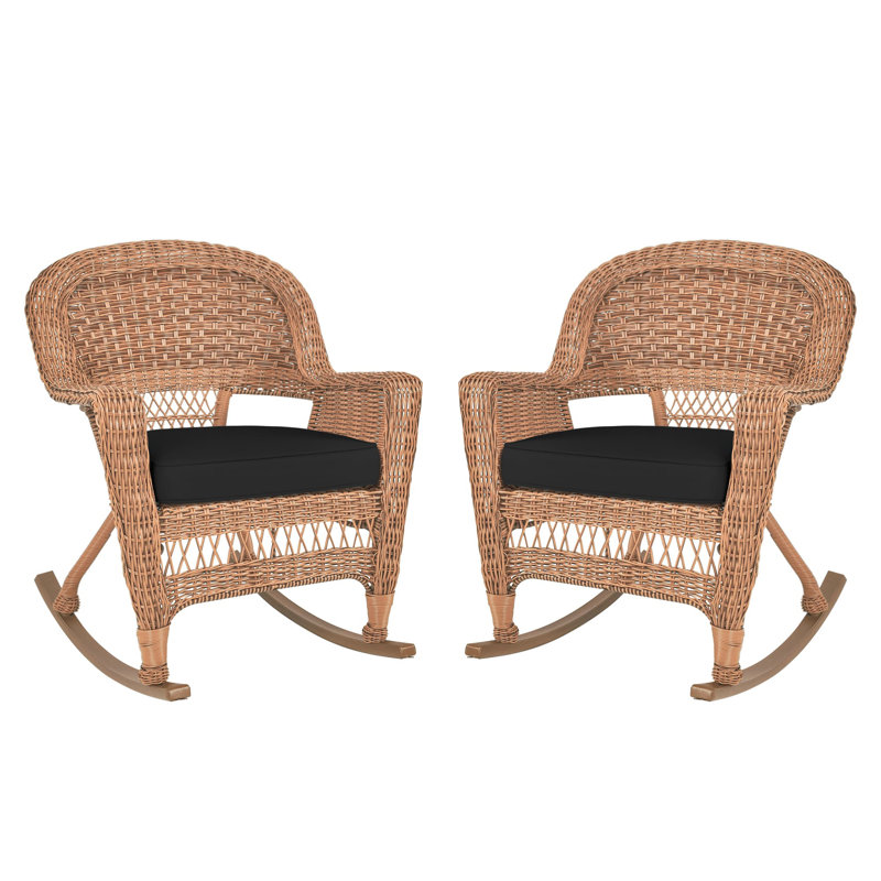 Raenesha Outdoor Chair, Honey, Black