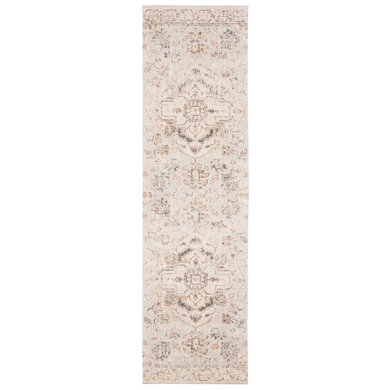 Swatzell 900 Viscose Pile Geometric Rug, Runner 2'2" x 8'