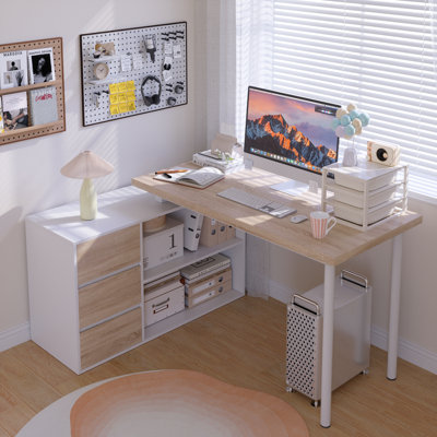 Luitgard Modular L-Shaped Writing Desk