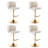 Modern Swivel Adjustable Height Back Tufted Bar Stools (Set of 4)-1972539308-1972539304