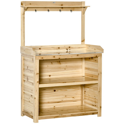 Banc de jardin en pot Leenah
