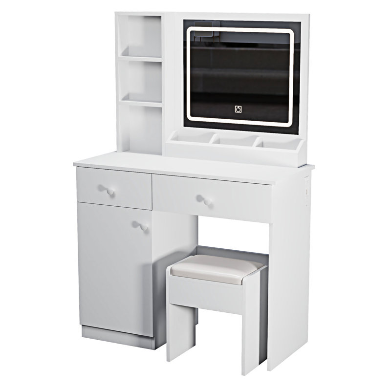 Vanity Table With Mirror And Lights