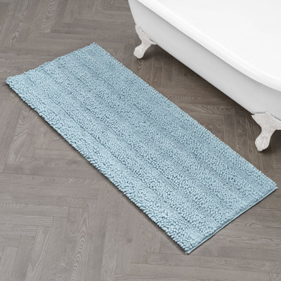 Laura Ashley Astor Chenille Non-Slip Bath Mat