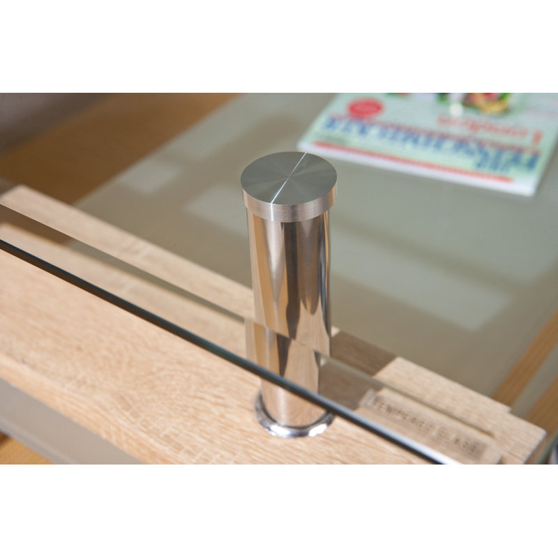 Loana Coffee Table with Storage, Sonoma oak