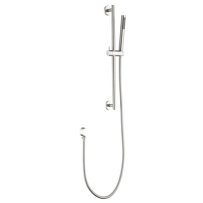 Handheld Shower With 28 - Inch Slide Bar And 59 Hose, Adjustable Height Feature, Brushed Nickel Stainless, Relaxing Experience Finish, Robust Stainless Steel Build, Multiple Spray Options