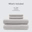 Ensemble de draps en tricot de coton toutes saisons-112218773-112218777