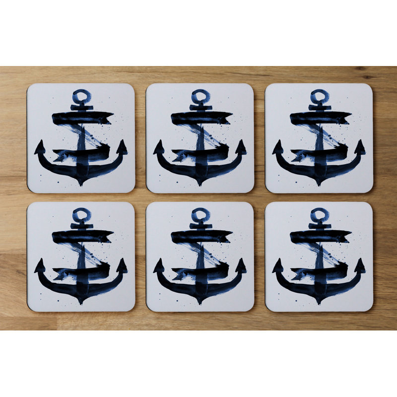 Square 6 Piece Coaster Set