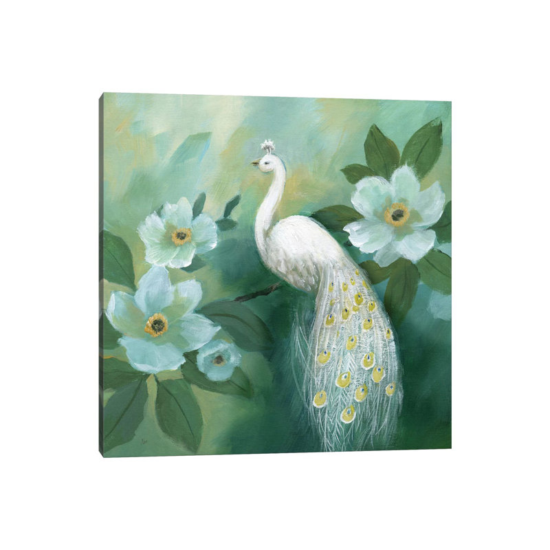 Proud Peacock par Nan - reproduction, Toile tendue, H 48 po x l 48 po x P 1,5 po