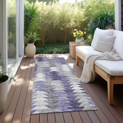 Jaylah Geometric Indoor / Outdoor Rug
