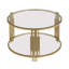 Table basse moderne en verre 31,5 po-878807968