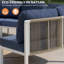 Ensemble de canapé modulaire d'extérieur en aluminium Sunbrella®-1889647526-1889647520