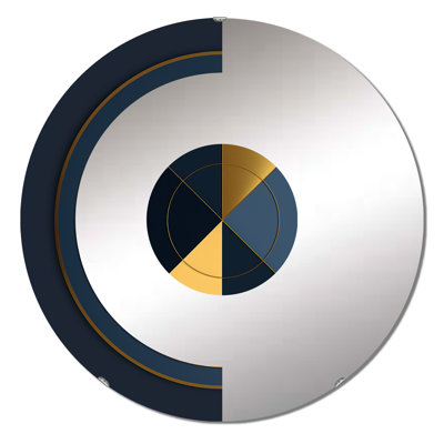 Grep - Miroir mural demi-cercle