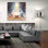 Art mural en verre épique «A Nativité de l'espoir radieux» par Ivan Guaderrama, 36 po x 36 po