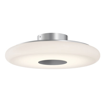 Hemby 18'' LED Semi-Flush - 30W - Satin Nickel