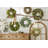 Faux Succulent Plastic 20'' Wreath