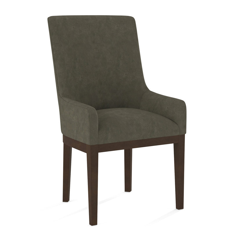 Upholstered Arm Chair, Nutmeg, Applause Archway Grey