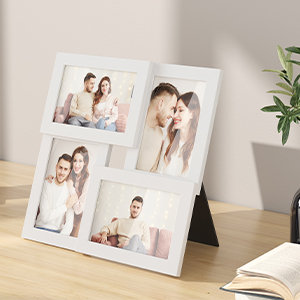 30.5x30.5x2.4cm White Picture Frame - Set of 4, White