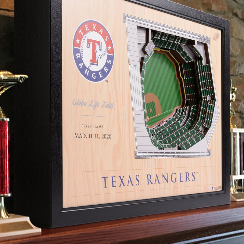 MLB 25-Layer StadiumViews 3D Wall Art, Texas Rangers