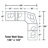 6 - Piece Upholstered Reclining Sectional with 3 Lay-Flat Reclining Seats and Storage Console-63359710
