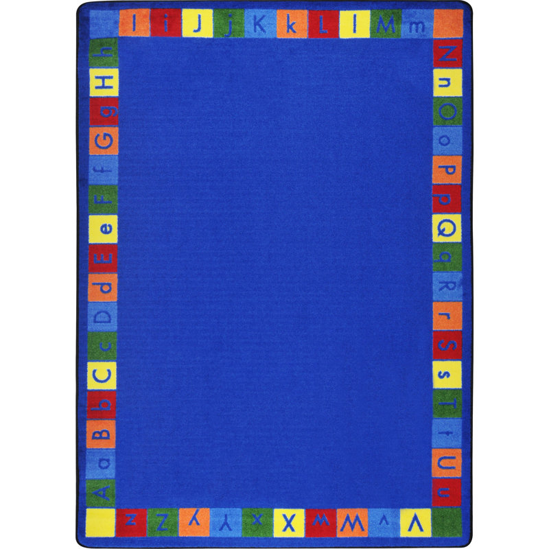 Kid Essentials Primarily Alphabett Area Rug, Rectangle 7'8" x 10'9"
