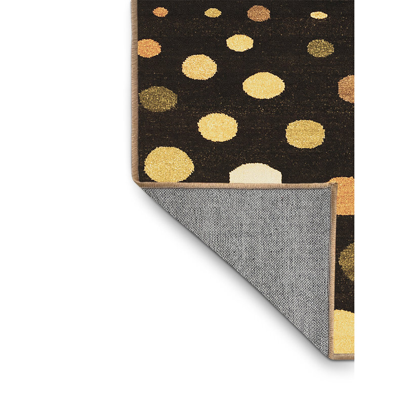 Reppond Performance Polka Dots Indoor Rug, Rectangle 3' x 5'
