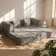 Towin 77.95" W x 35.43" D x 26.77" H Corduroy 4-in-1 Convertible Sleeper Sofa Bed
