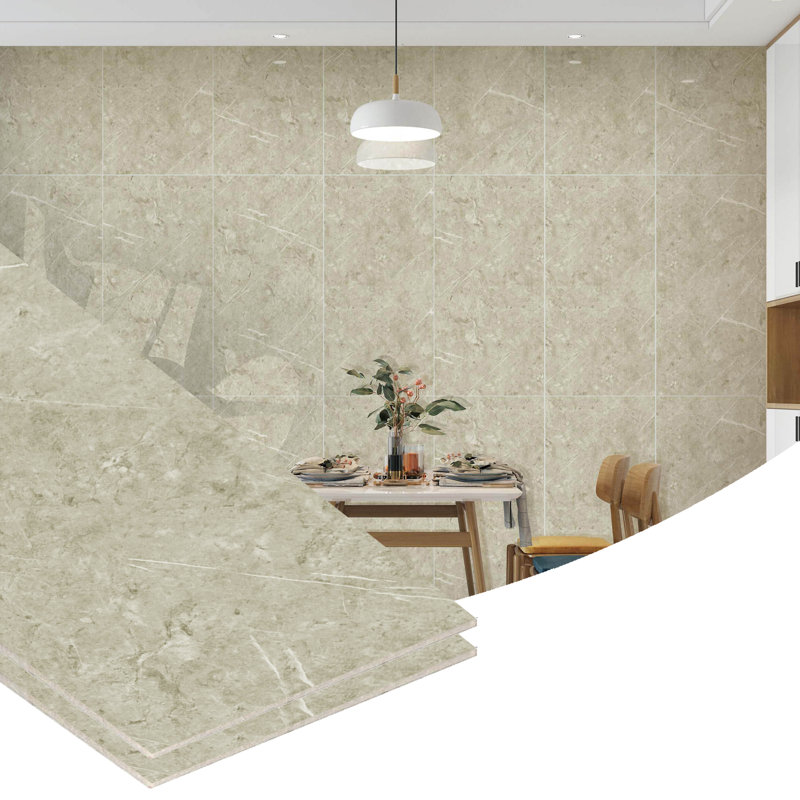 Carreau de terrain pelez et collez en mousse l 11,8 po x L 23,6 po Falkirk Moray, Beige foncé