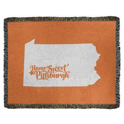 Jeté en coton tissé pittsburgh pennsylvanie